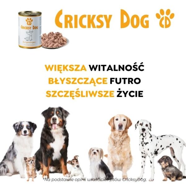 Ely Hipoalergiczna karma mokra dla psa z jagnięciną (formuła premium bez glutenu pszenicznego i mięsa z kurczaka) - 400 g - obrazek 8