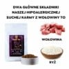 Hipoalergiczna sucha karma dla psa Juliet z wołowiną (formuła premium bez glutenu pszenicznego i mięsa z kurczaka) - "ekstra małe granulki" - obrazek 3