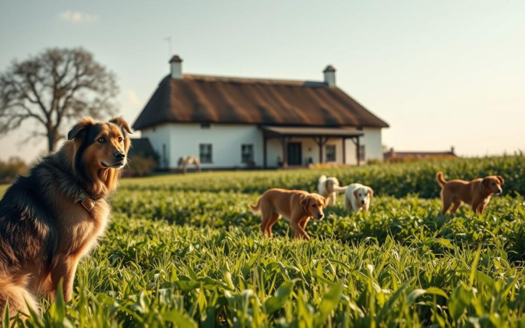 Badania nad ochroną plonów z udziałem psów