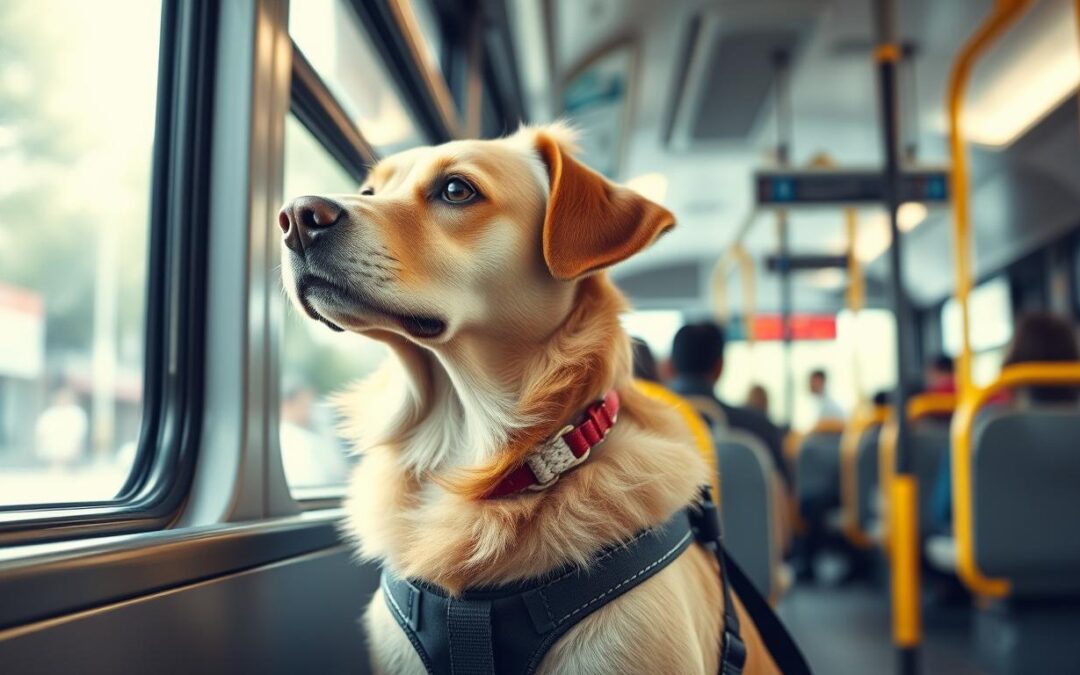 Przyzwyczajanie psa do transportu publicznego