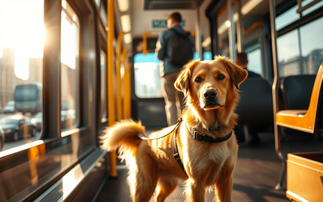 Zasady korzystania z transportu publicznego z psem
