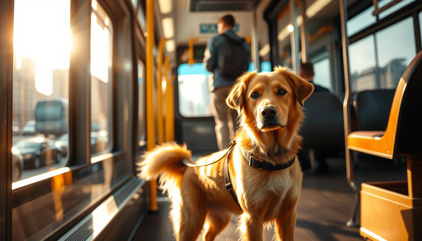 Zasady korzystania z transportu publicznego z psem