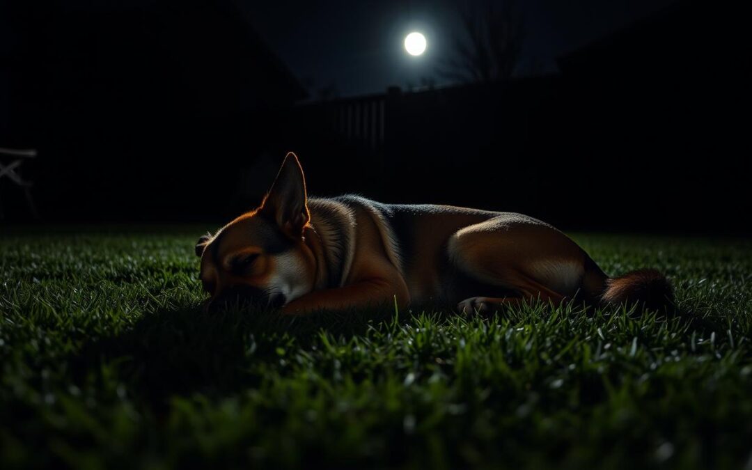 nocna rola psa jako stróża