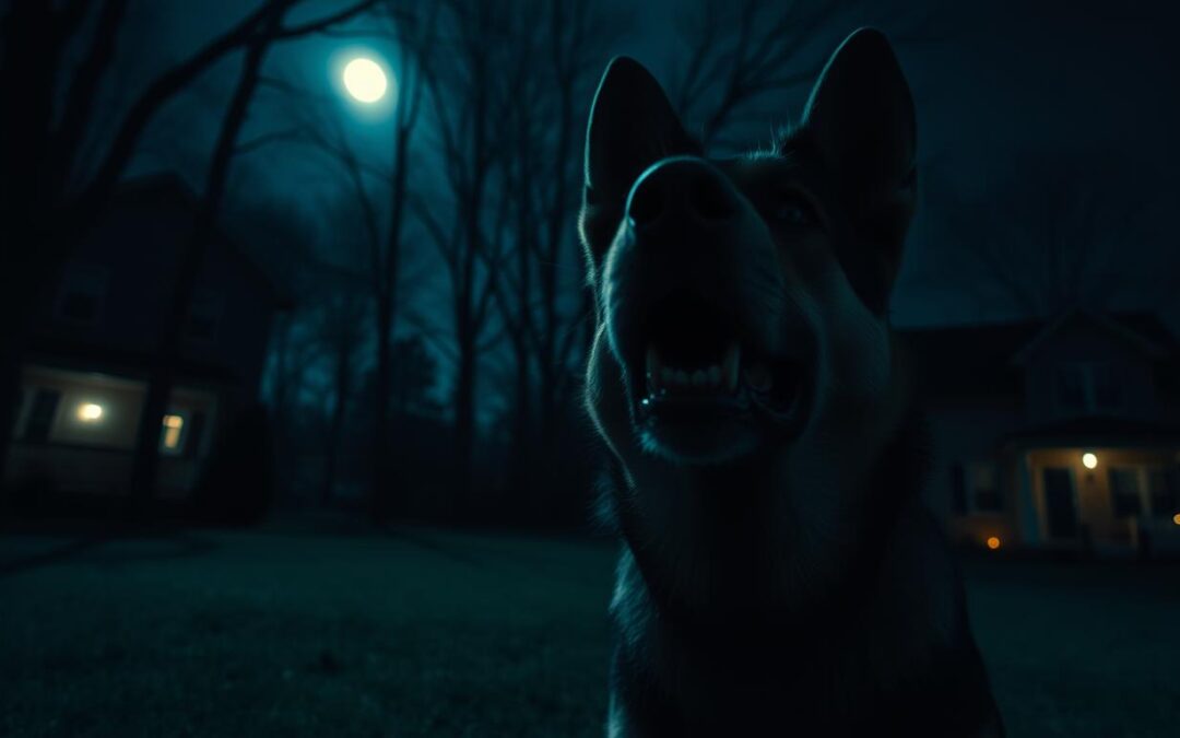 nocne szczekanie psa