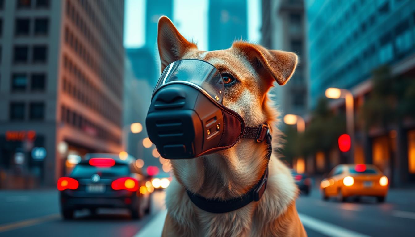 ochrona psa przed miejskim smogiem