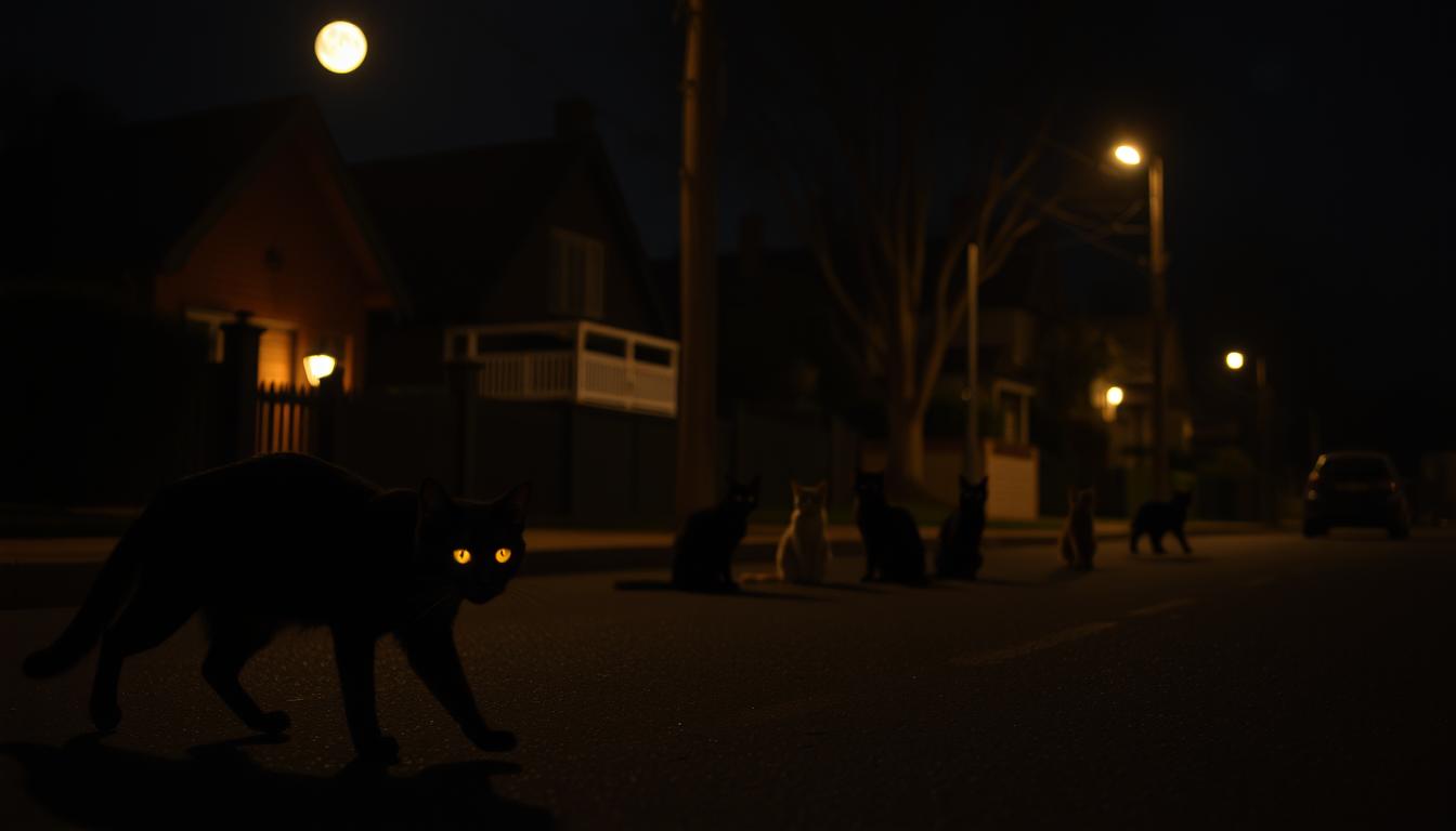 nocna aktywność kota