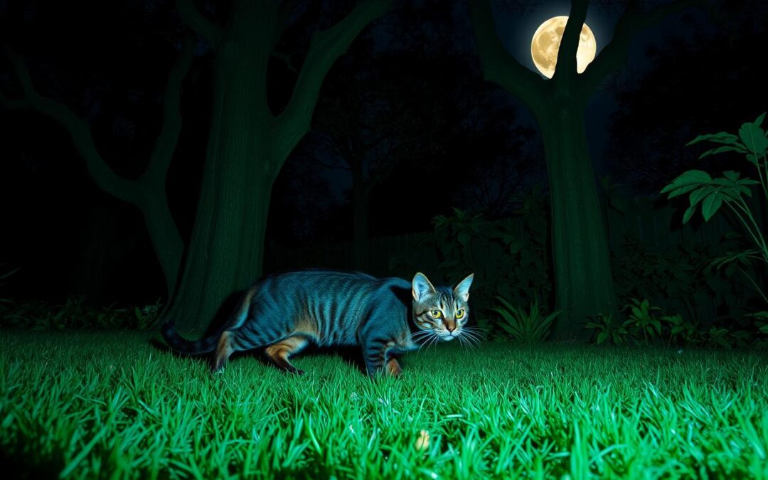 nocne polowania kota