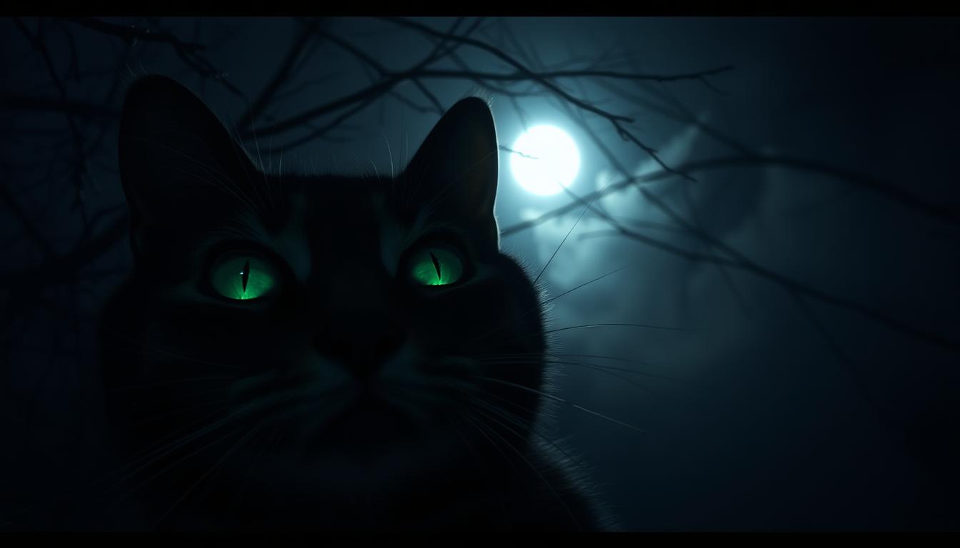 nocne widzenie kota