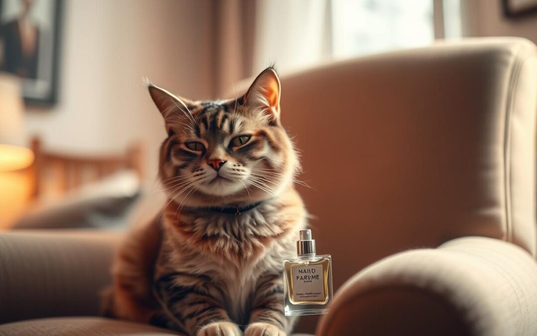 używanie perfum dla kotów