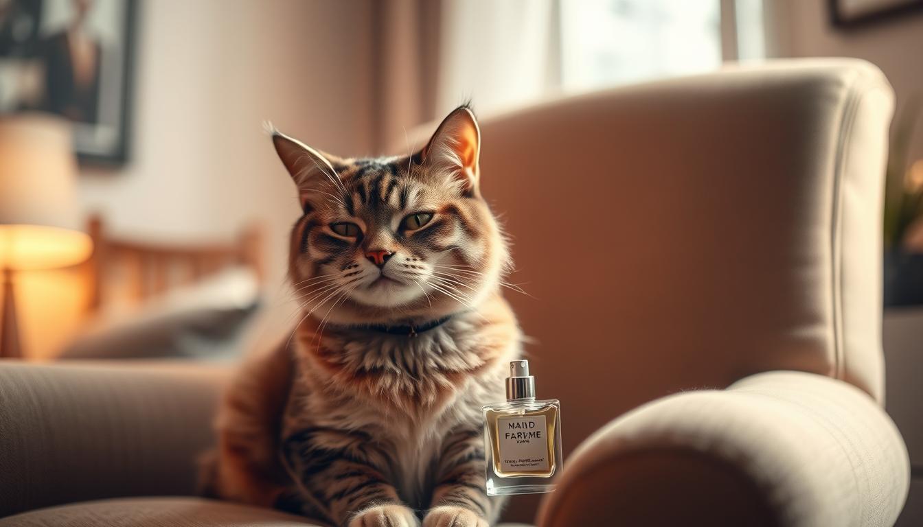 używanie perfum dla kotów