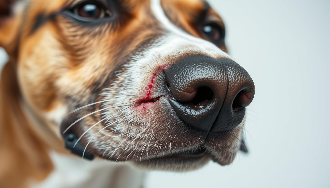 pekniecie-nosa-u-psa pęknięcie nosa u psa