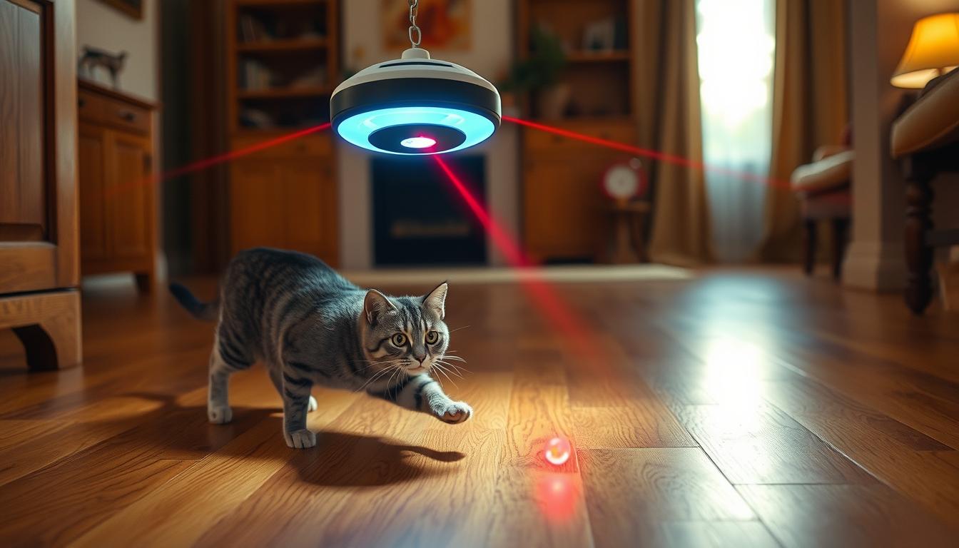 skuteczność treningu laserowego u kota