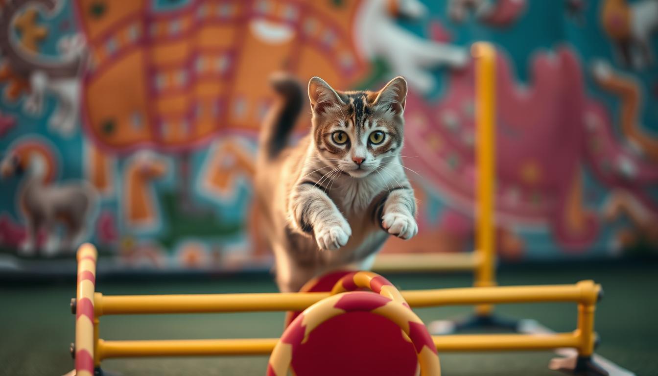 trening agility dla kota
