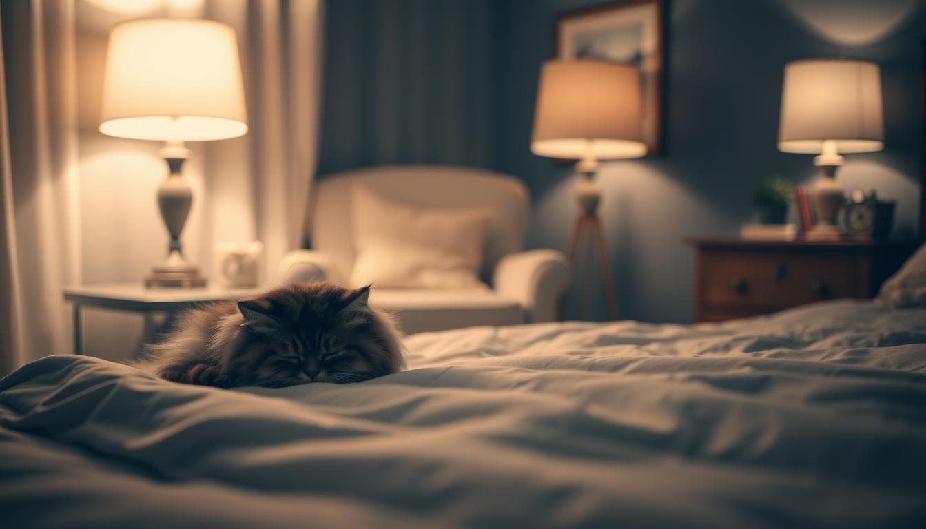 zmniejszanie nocnej aktywności kota