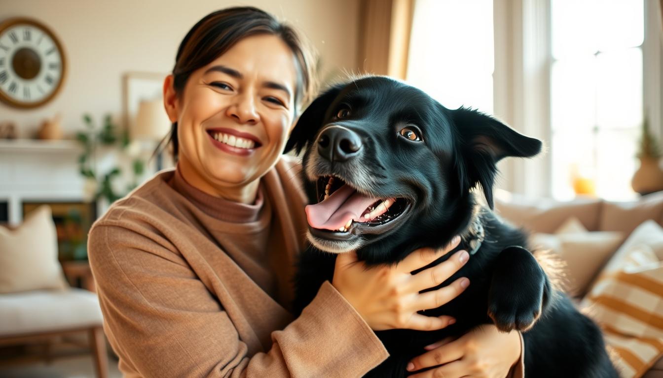 adopcja czarnego psa
