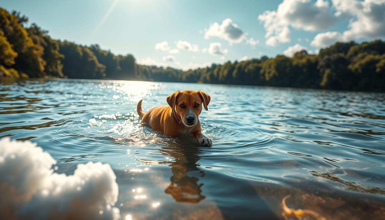 lęk przed wodą u psa lato