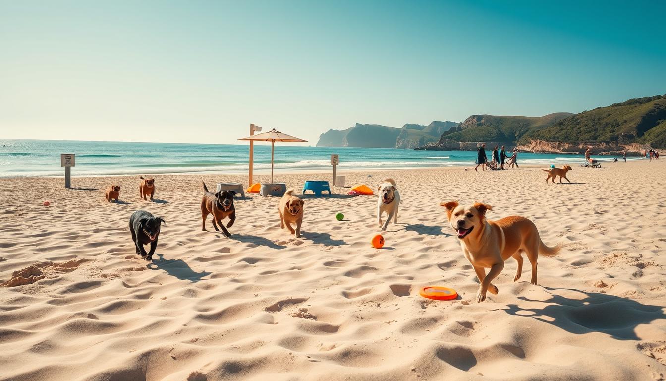 plaża dla psów lato