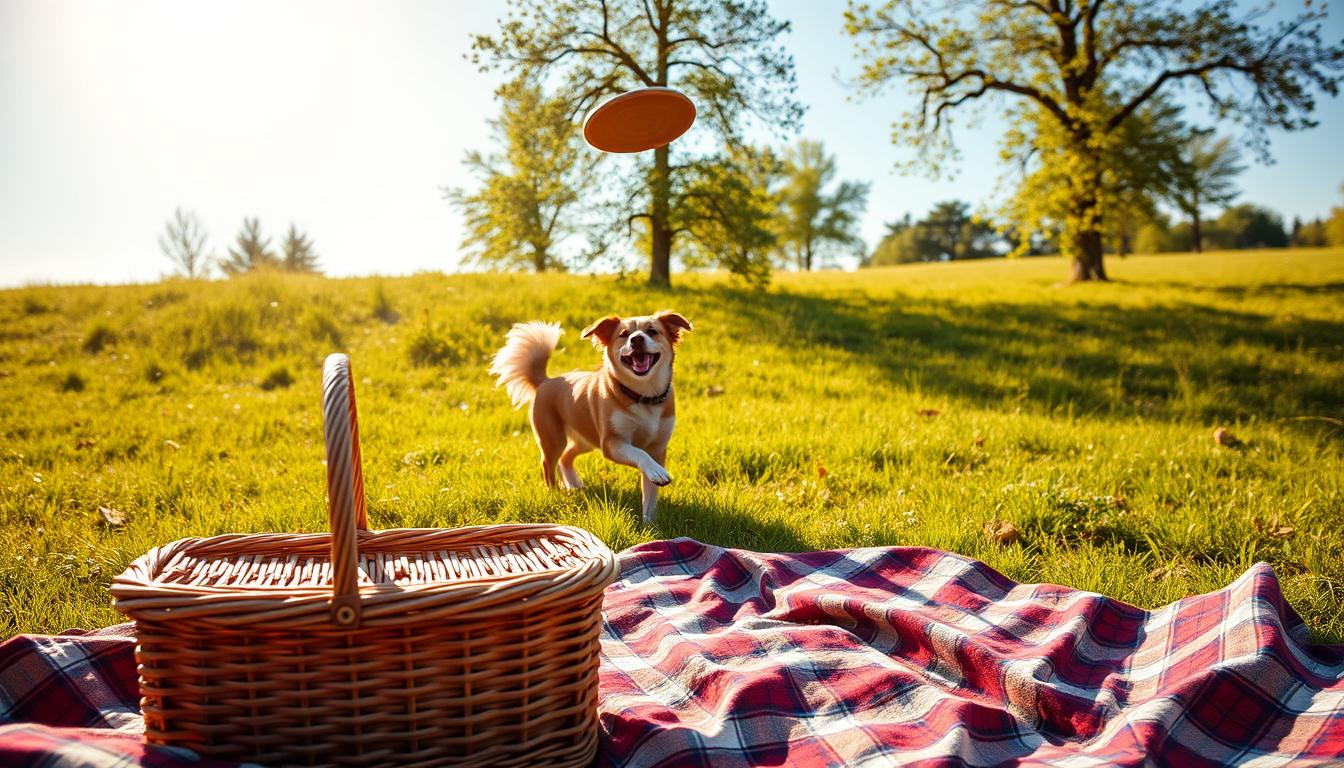wyposażenie na piknik z psem lato