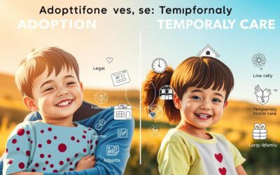 Czym różni się adopcja od tymczasowej opieki?