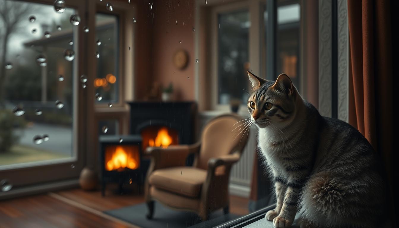 nastrój kota jesienią