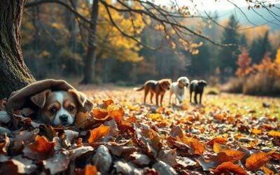 Jesienne skłonności psów do chowania się – normalne czy problem?