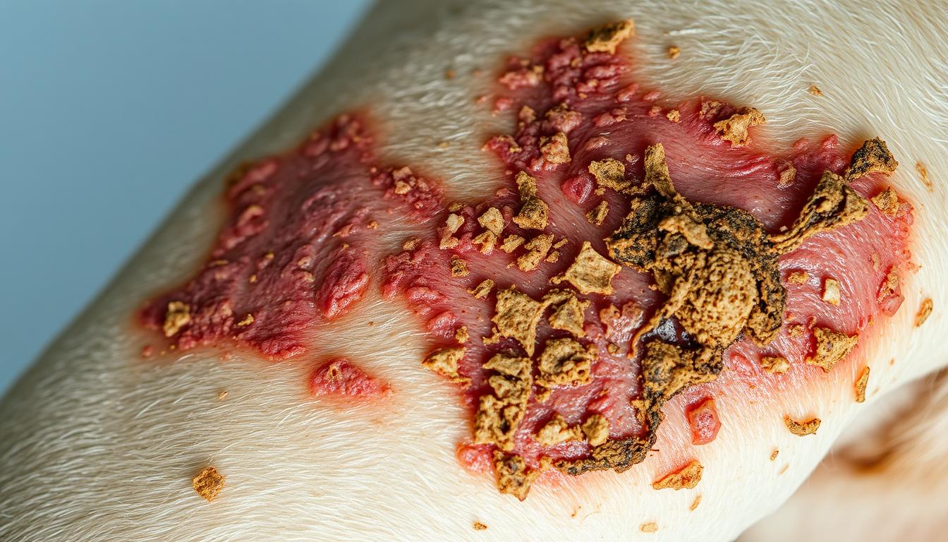 pies grzybicza infekcja skóry jesień