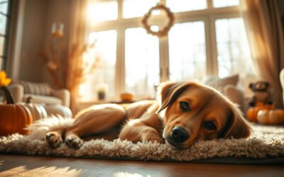 Jesienne triki do fotografii psów w domu