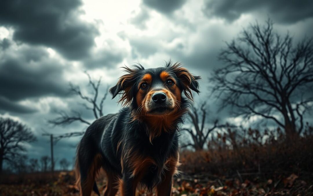 Jesienny wiatr a psy – dlaczego się denerwują lub boją?