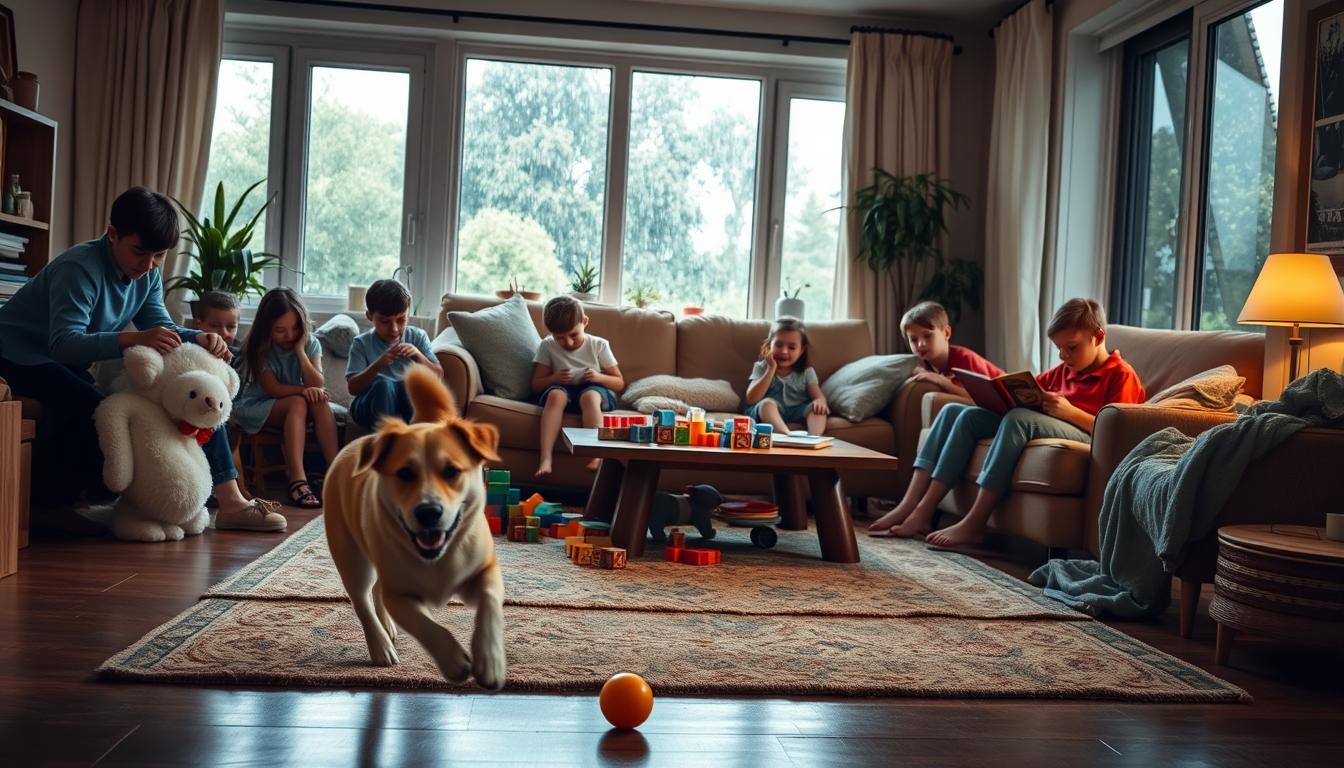pies zabawa i wychowanie razem jesień