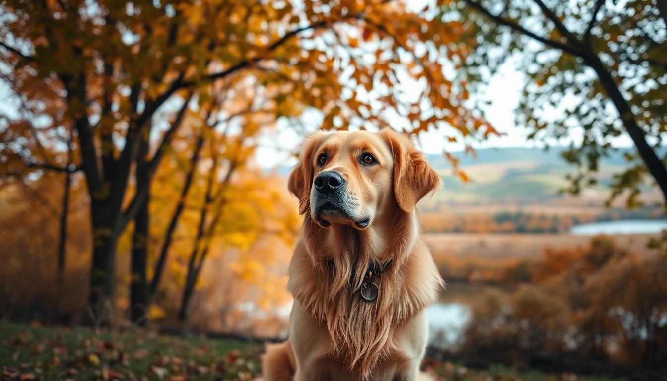 pies zmiana zachowania zmiana pory roku jesień