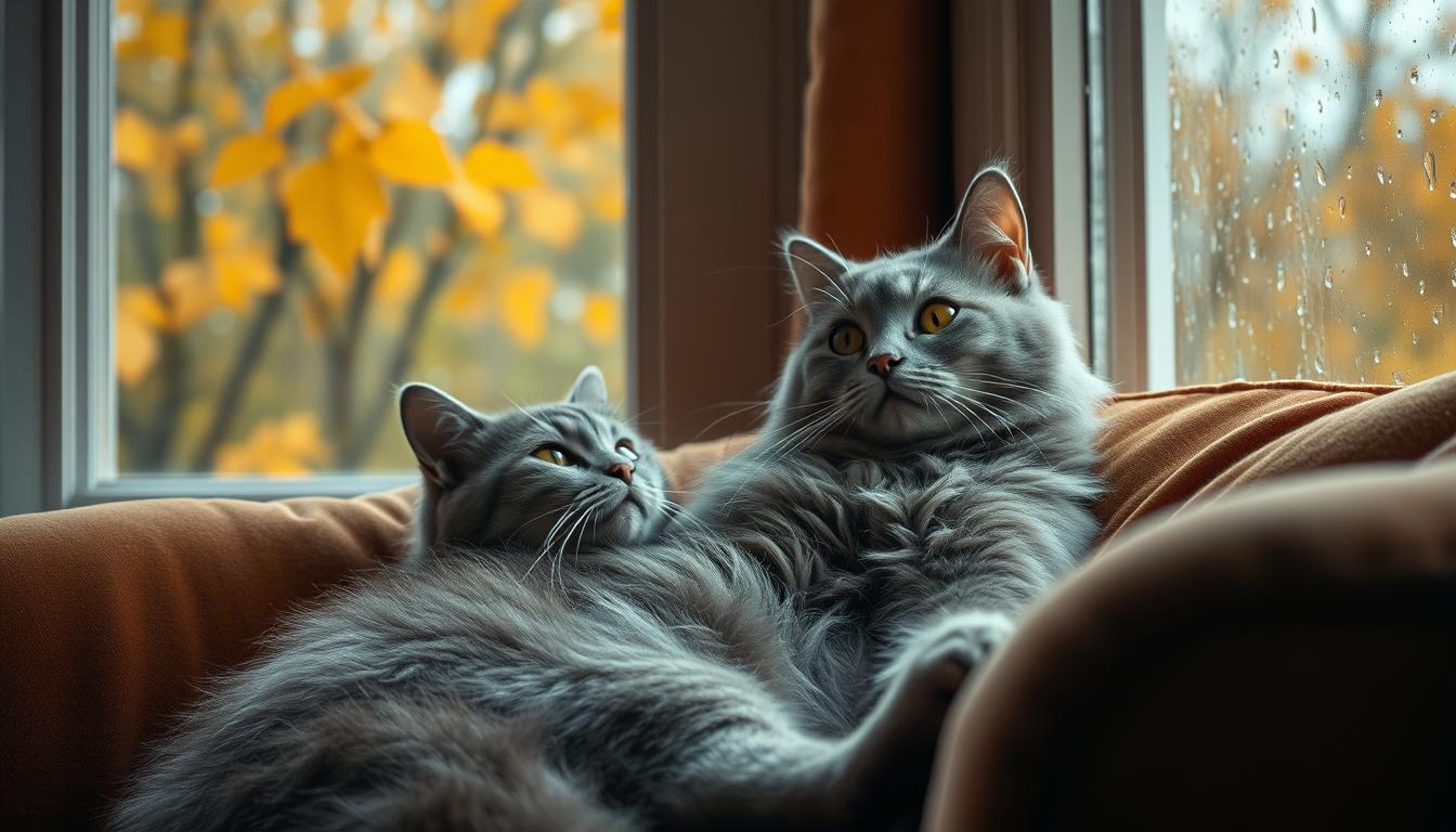 powody miauczenia kota jesienią