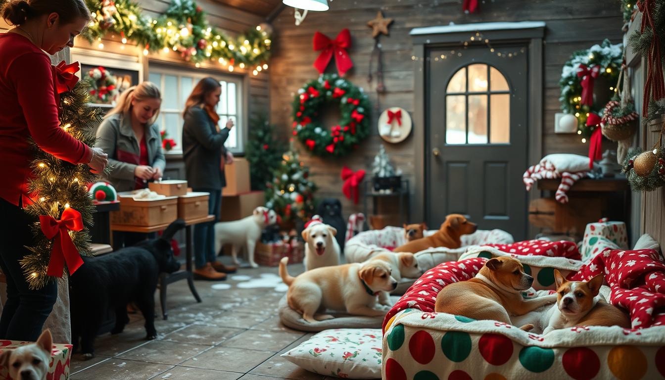 swiateczne-przygotowania-w-schronisku świąteczne przygotowania w schronisku