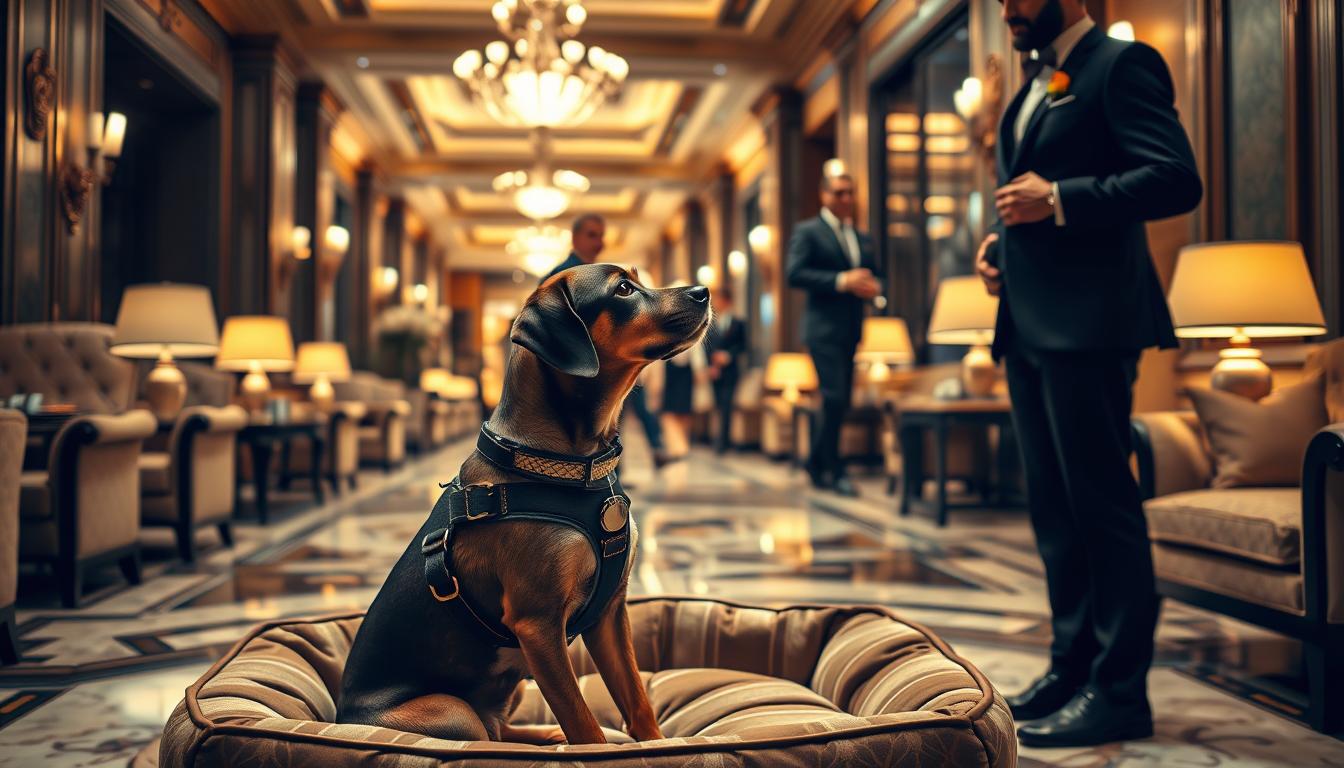 etykieta pobytu psa w hotelu