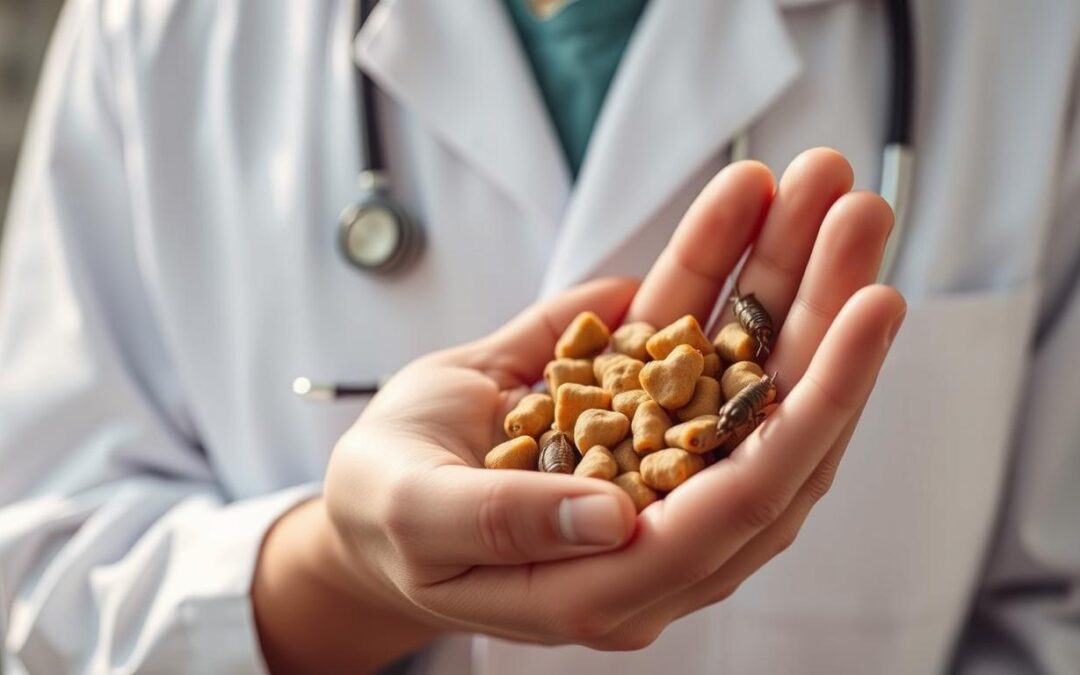 Zalety karmy z białkiem owadów okiem weterynarza