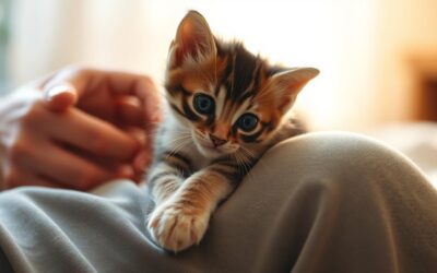 Kocię wchodzenie na kolana – znak więzi czy coś innego?