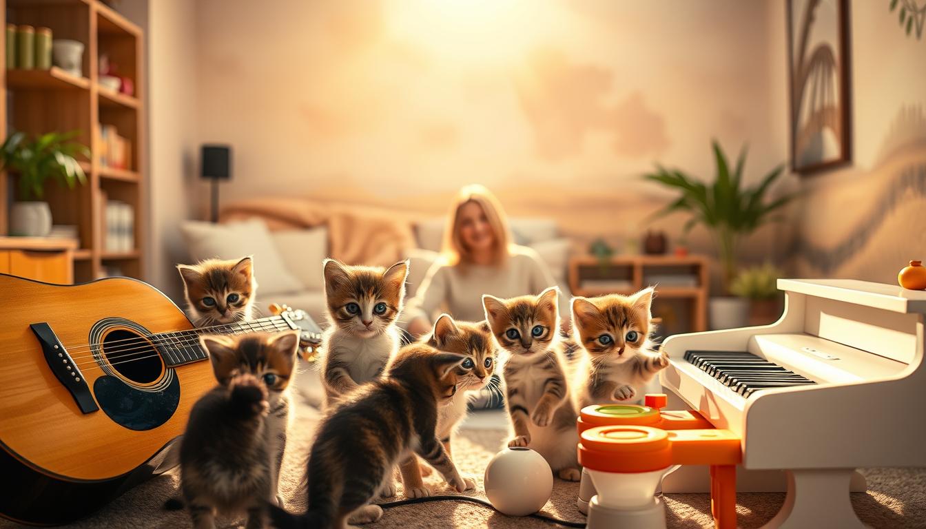 kocię wpływ muzyki