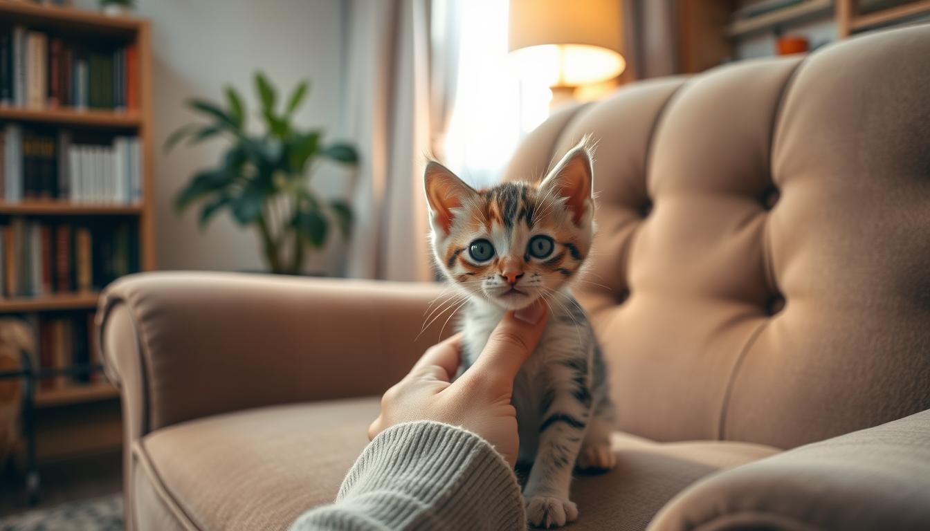kocię z innymi zwierzętami