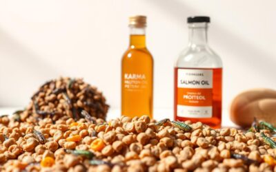 Jak łączyć karmę z białkiem owadów z olejem z łososia?