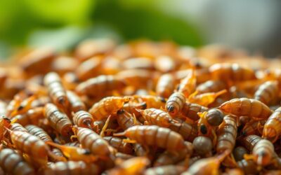 Pełnowartościowe białko z larwy – nauka stojąca za karmą dla psów