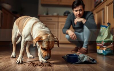 Mój pies zaczął wymiotować po nowej karmie – historia właściciela, który w końcu znalazł rozwiązanie