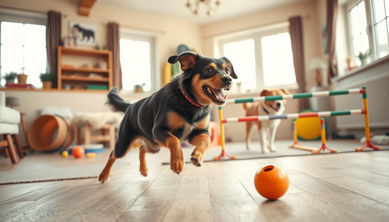 pies alternatywa spaceru w domu jesień