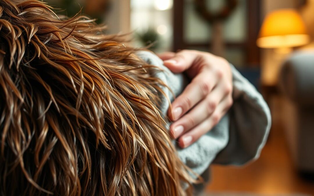 Po spacerze wytrzyj sierść psa w ten sposób jesienią