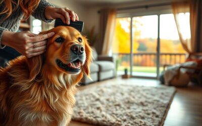 Jak kontrolować linienie psa jesienią