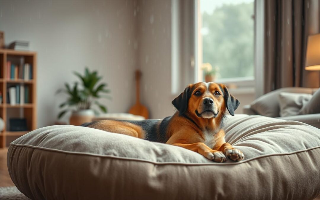 Relaksacja podczas deszczu – jak uspokoić psa?