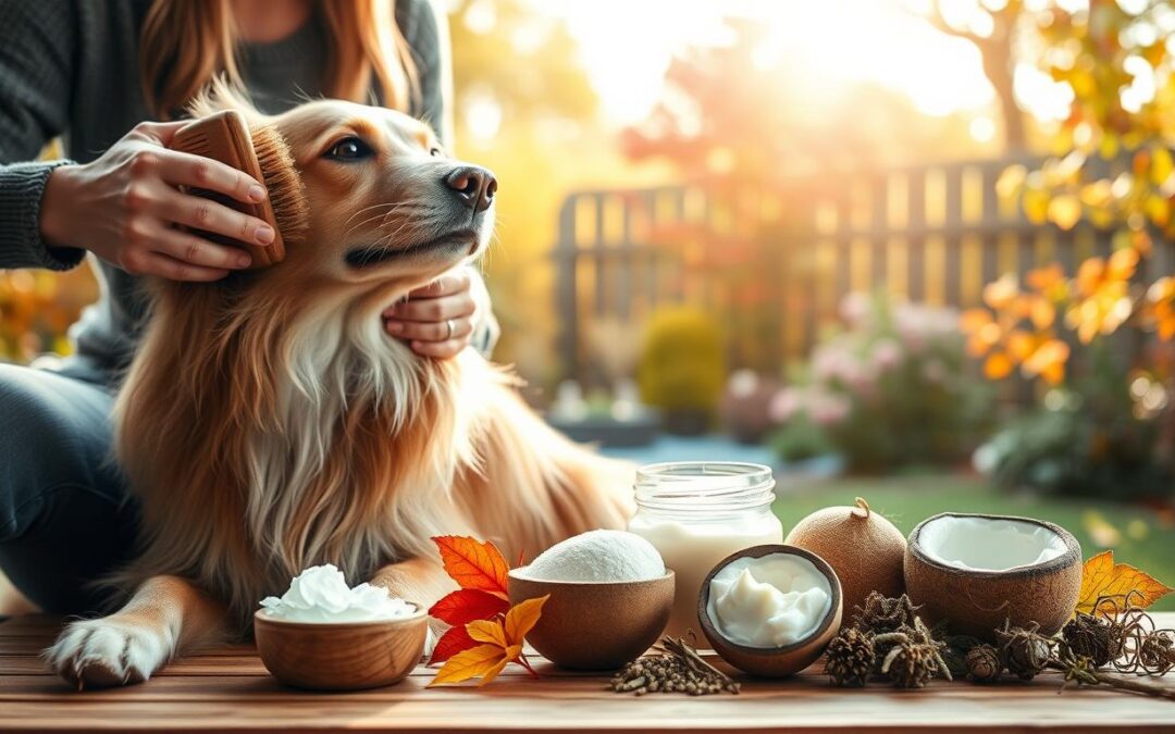 Naturalne metody nawilżania skóry psa jesienią