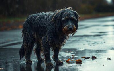 Co się stanie, jeśli nie wysuszysz sierści psa jesienią?