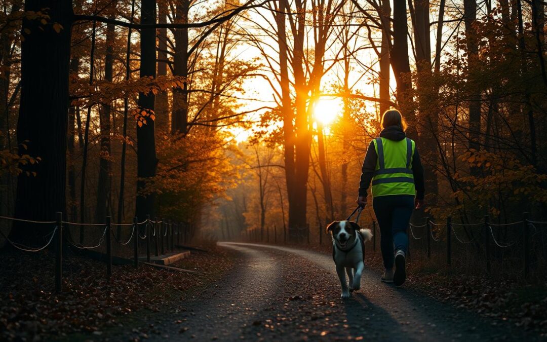 Twój pies spaceruje po ciemku? Oto jasne rozwiązanie na jesień