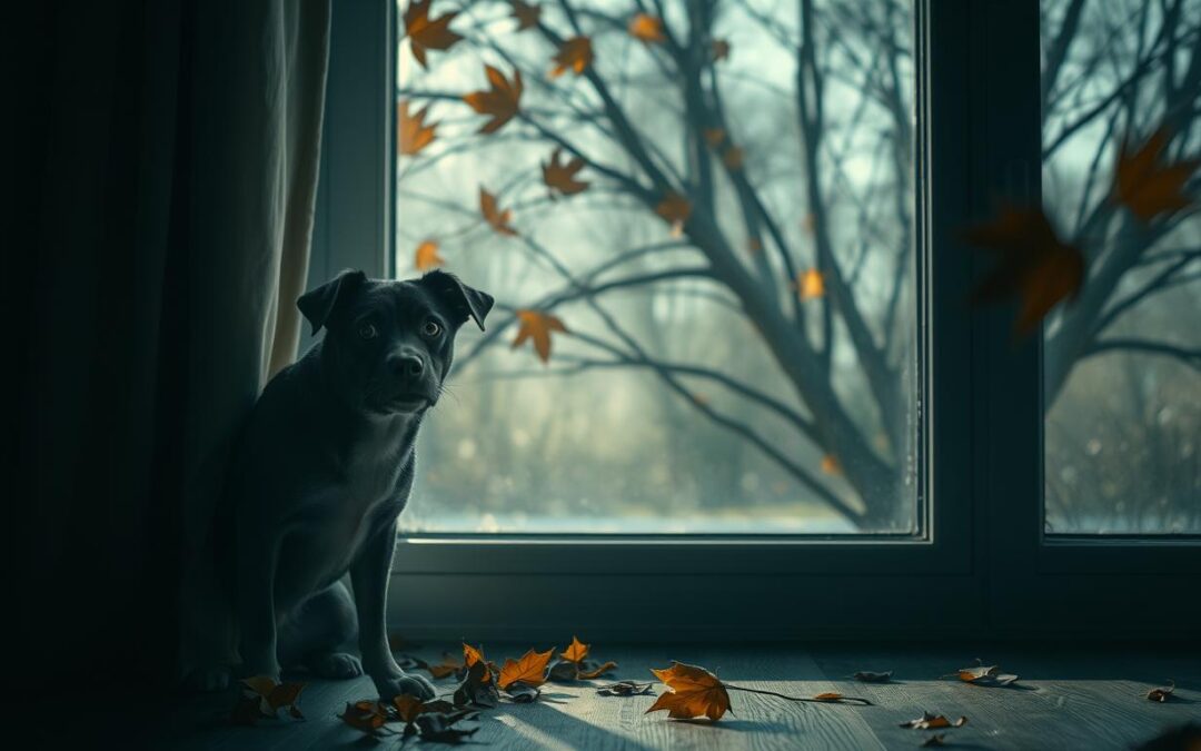Twój pies boi się wiatru? Oto jak mu pomóc jesienią