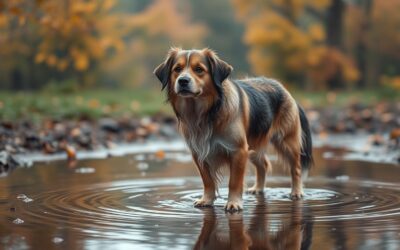 Nie zostawiaj psa brudnego! Porady kąpielowe po deszczu jesienią