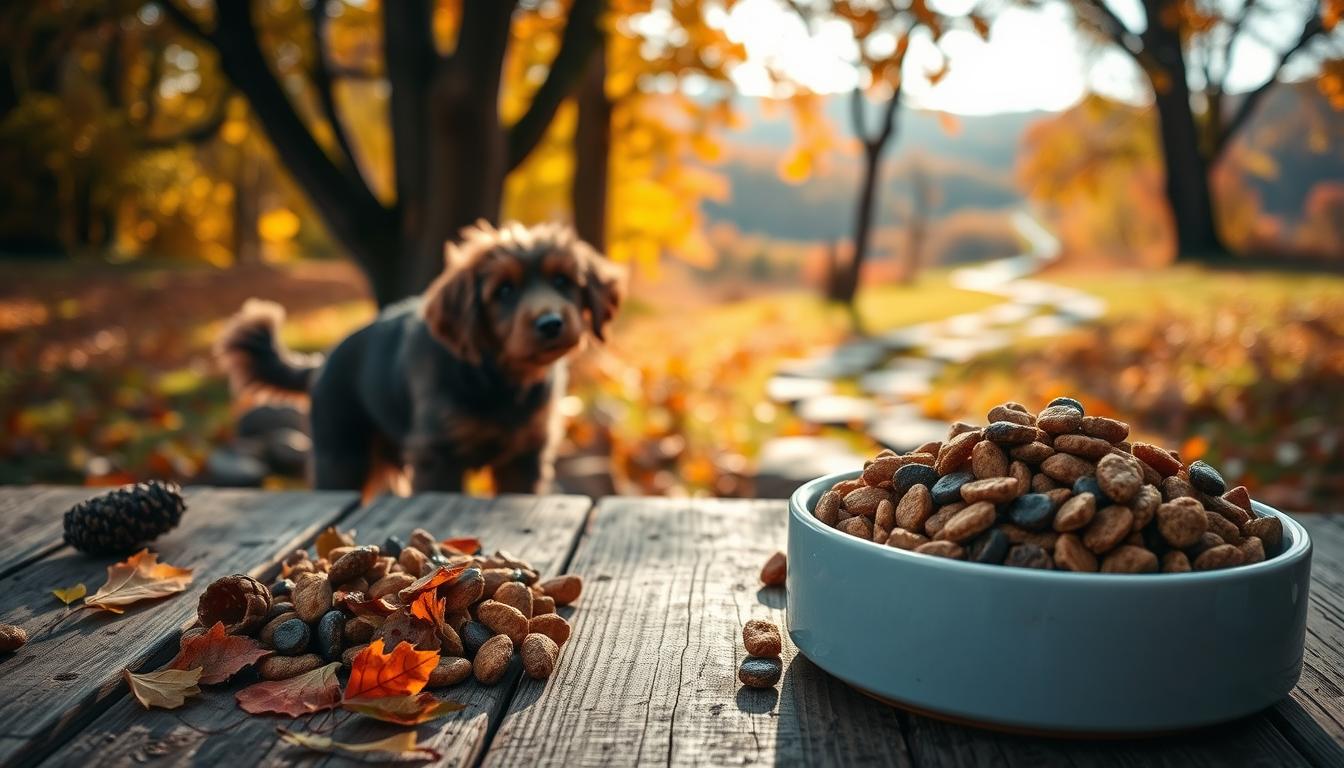 pies zmiana składu karmy jesień